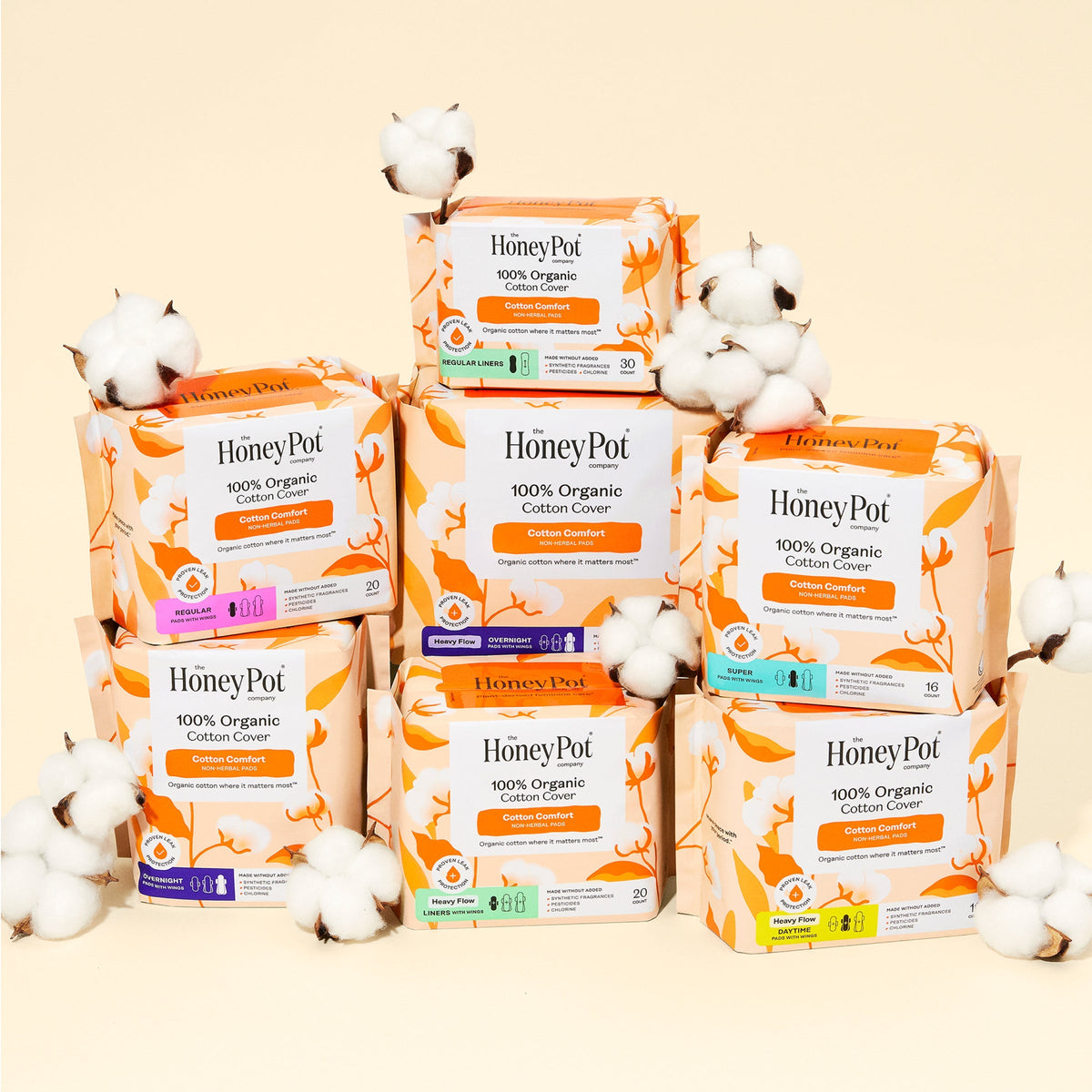 Organic Cotton Comfort Cover Super Pads