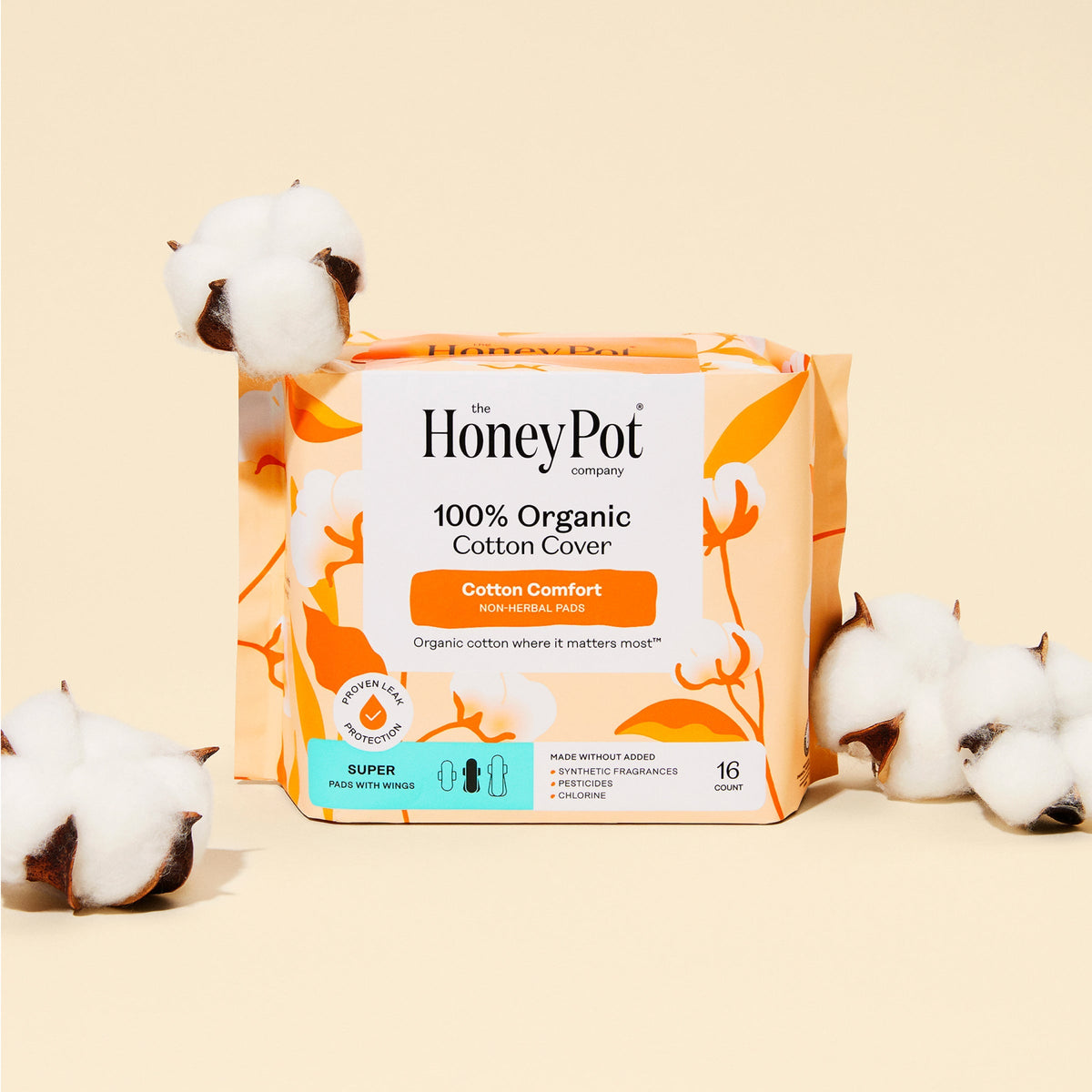 Organic Cotton Comfort Cover Super Pads